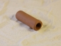 Tonröhre mini braun ca. 5 cm Länge ca. 1,5 cm Durchmesser
